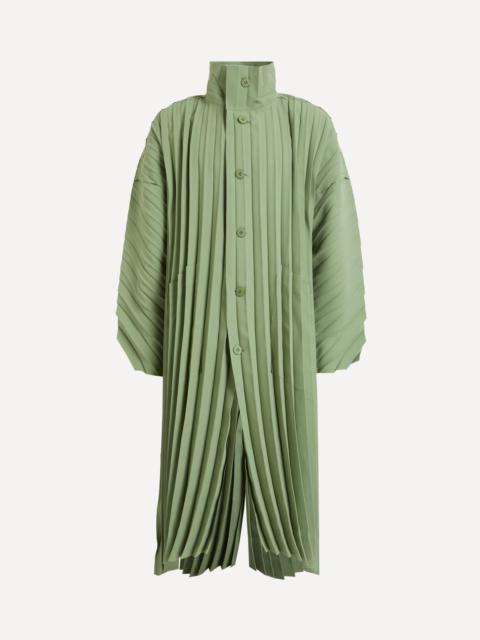 ISSEY MIYAKE Green EDGE COAT LIGHT