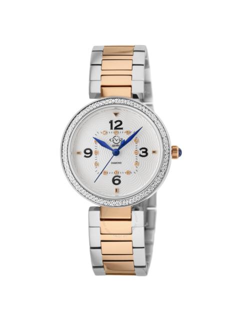 Other Designers GV2 by Gevril Piemonte Quartz White Dial Ladies Watch 14204B