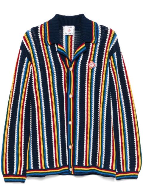 CASABLANCA Casablanca Men Crochet Shirt Jacket