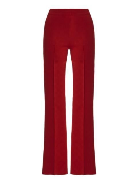 HIGH SPORT NSFW Jules Stretch Knit Pants red