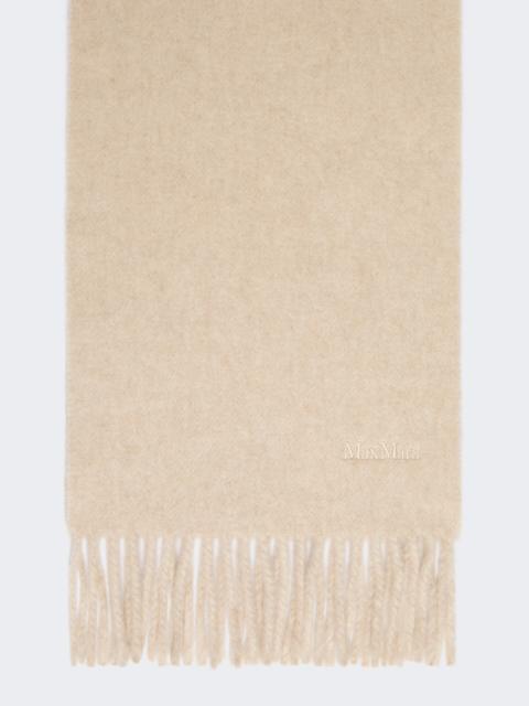 Max Mara SCILLI Embroidered wool scarf