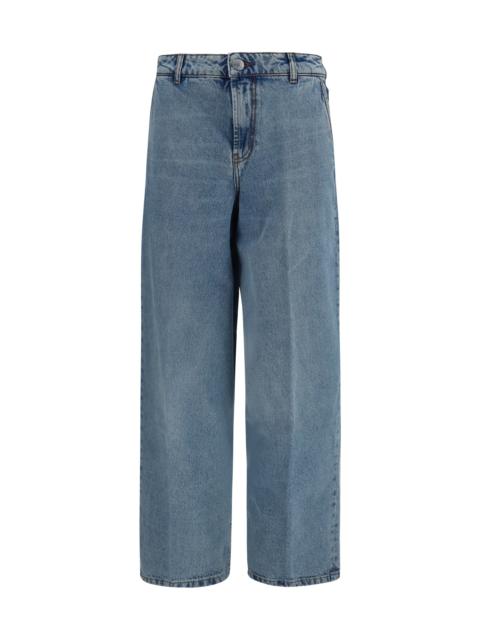 AMI Paris AMI Paris Balloon Jeans Bleu Used Women
