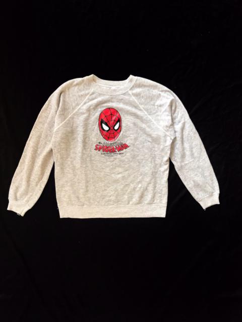 Other Designers Vintage - Vintage Spiderman Marvel Comics Tri Blend Sweatshirt