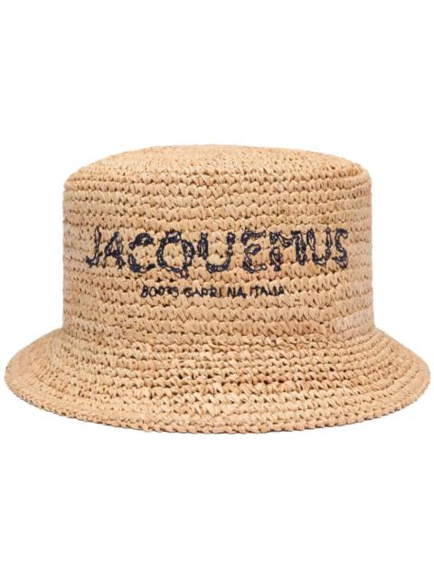 JACQUEMUS Jacquemus Women Le Bob Peach Bucket Hat
