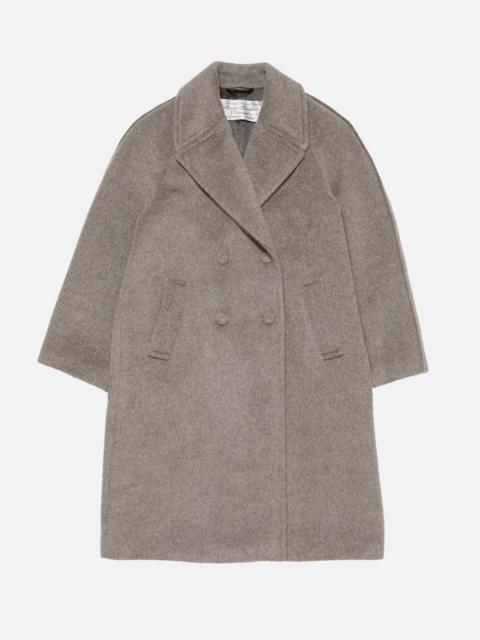 Acne Studios Double-breasted wool coat - Warm Grey Melange