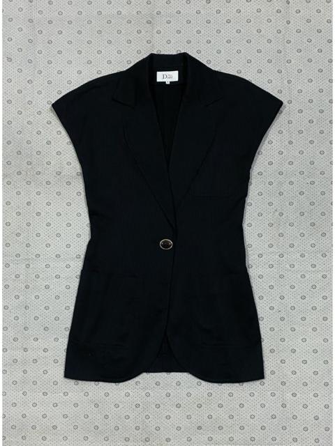 Vintage 90’s Miss Dior Black Sleeveless Jacket