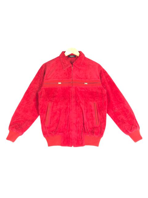 Other Designers Vintage - Vintage Zodiac Red Harrington Jacket