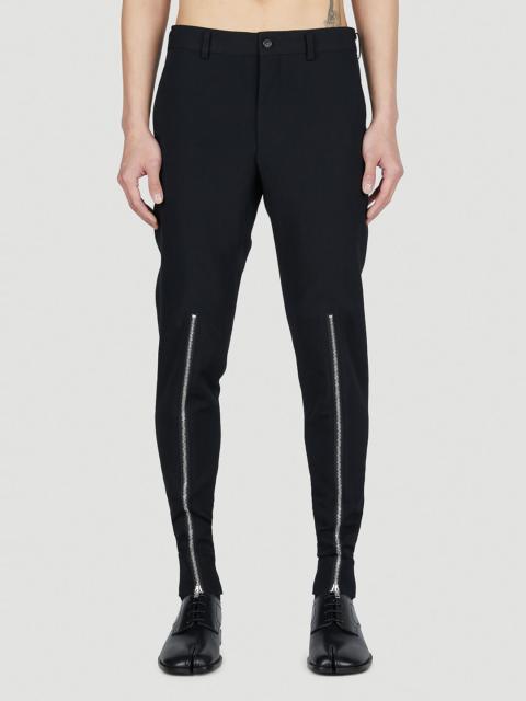 Comme des Garçons Homme Plus Zip Motif Pants