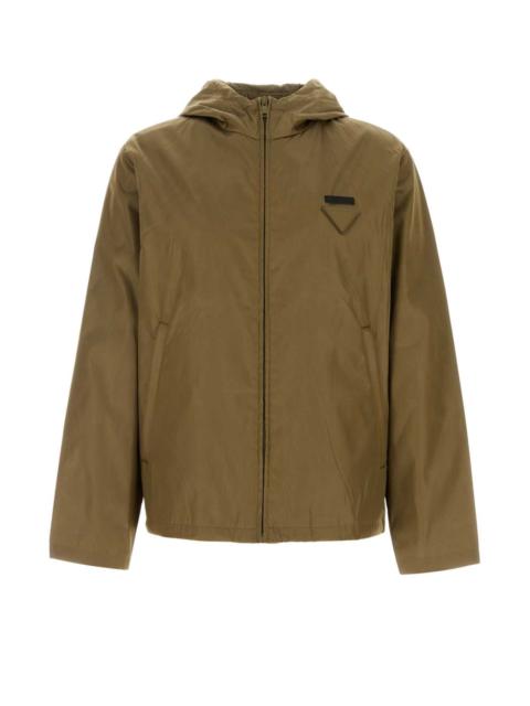 Prada Prada Men Mud Re-Nylon Jacket
