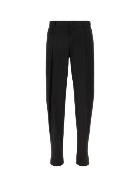 Dolce & Gabbana Dolce & Gabbana Men Black Stretch Gabardine Pant