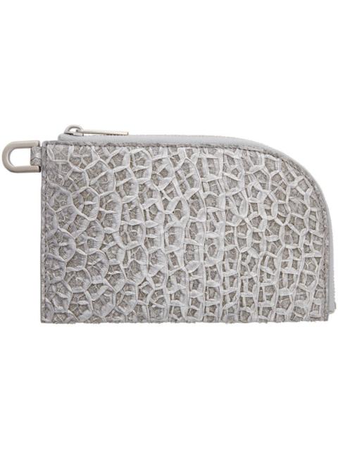 Rick Owens Rick Owens Silver Zip Pouch - Aluminum