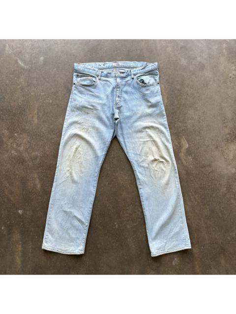 Vintage Hanes Lightwash Distressed Faded Denim Jean Pant W36