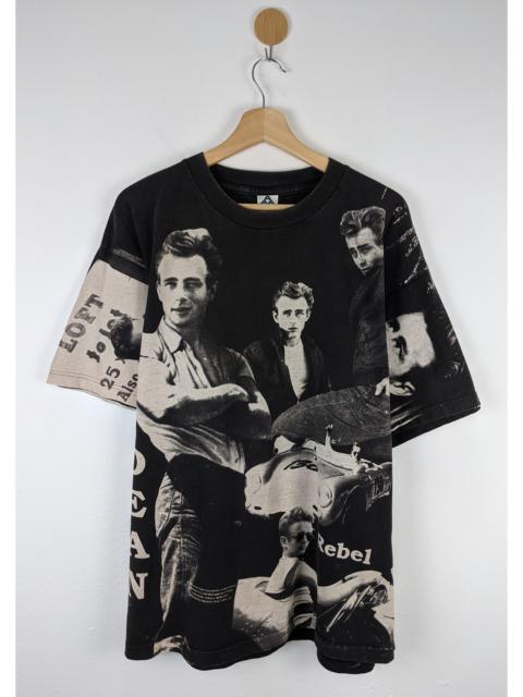 Other Designers Vintage - Vintage James Dean Rebel Allover Print Mosquitohead shirt
