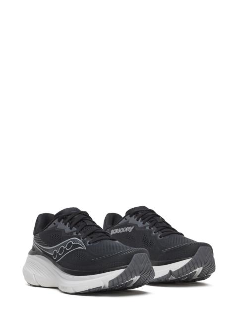 Saucony Saucony Guide 19 Running Shoe in Black/Silver at Nordstrom