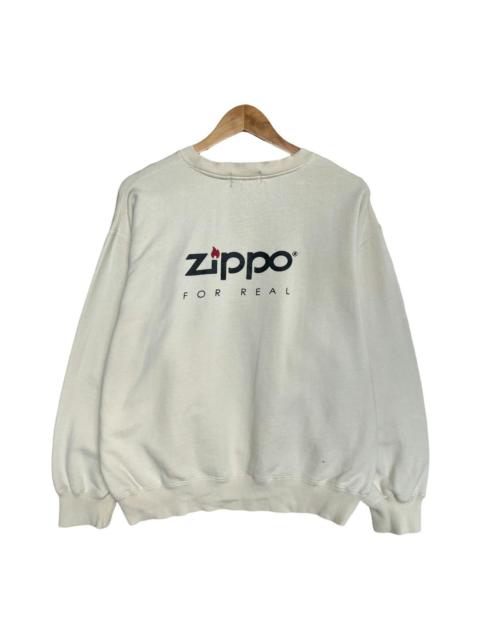 Other Designers Vintage Zippo Spellout Baggy Boxy Sweatshirt