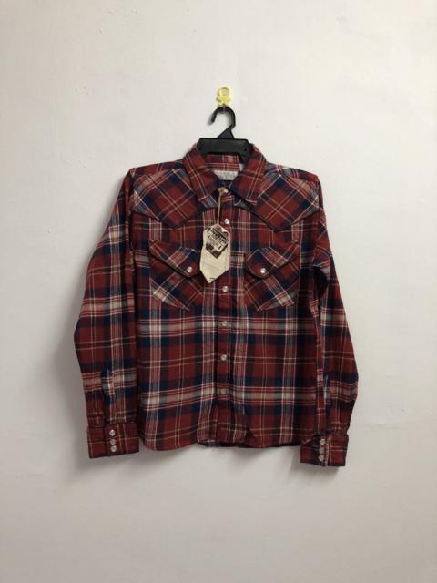 Other Designers Japanese Brand - HOUSTON X QUAKER OAT Japan Flannel Shirt