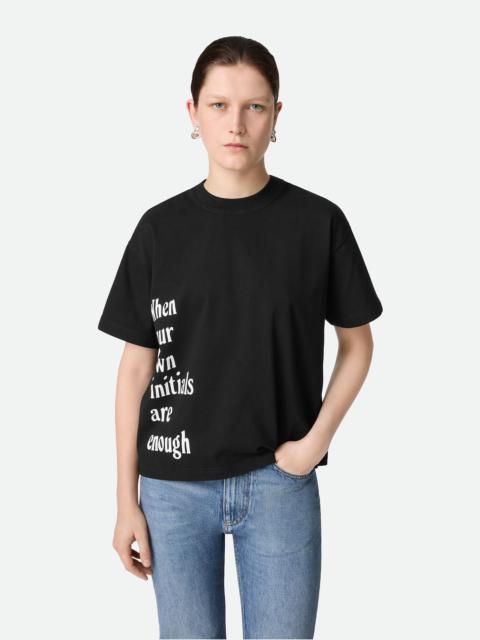 Bottega Veneta Cotton Printed Jersey T-Shirt