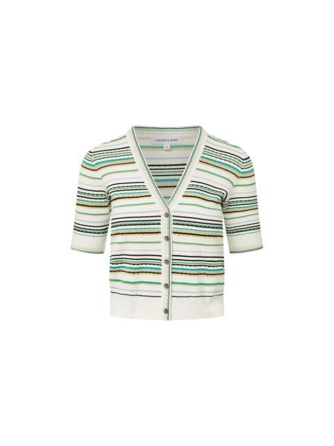 VERONICA BEARD VARIA STRIPED CARDIGAN
