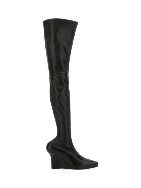 Givenchy Black Nappa Leather Show Boots