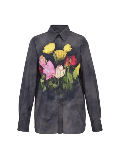 MSGM Floral Camicia Shirt