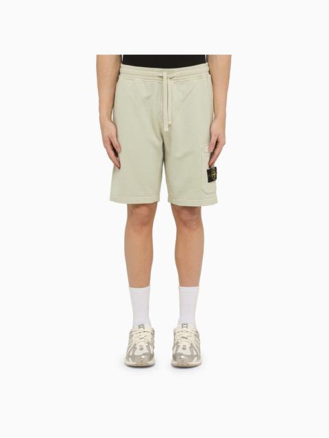 Stone Island Stone Island Pistachio-Coloured Cotton Bermuda Shorts Men