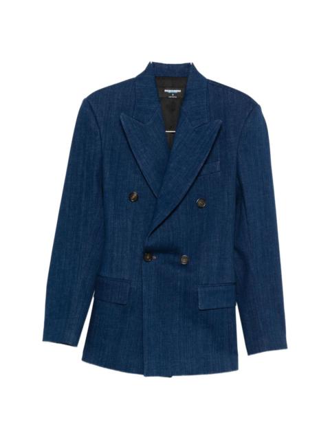 DSQUARED2 Denim double-breasted blazer jacket
