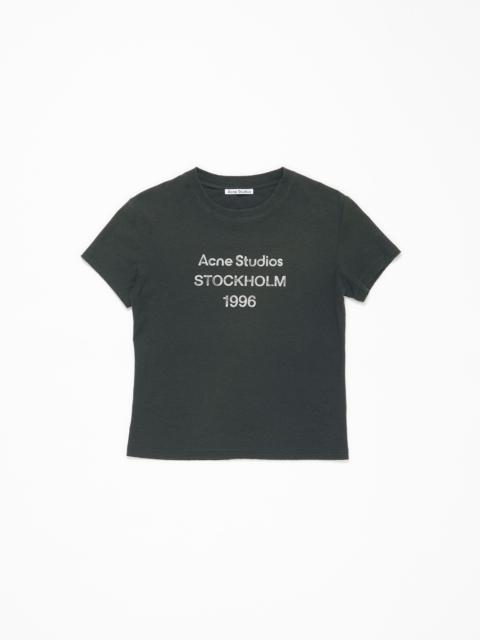 Acne Studios Logo T-shirt - Faded black
