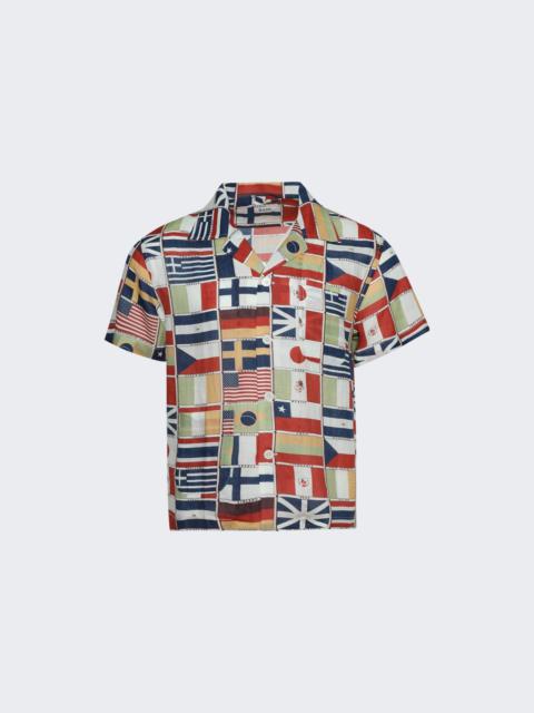 BODE Short Sleeve Shirt International Flags