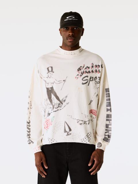 SAINT M×××××× Drawing Long-Sleeve T-Shirt