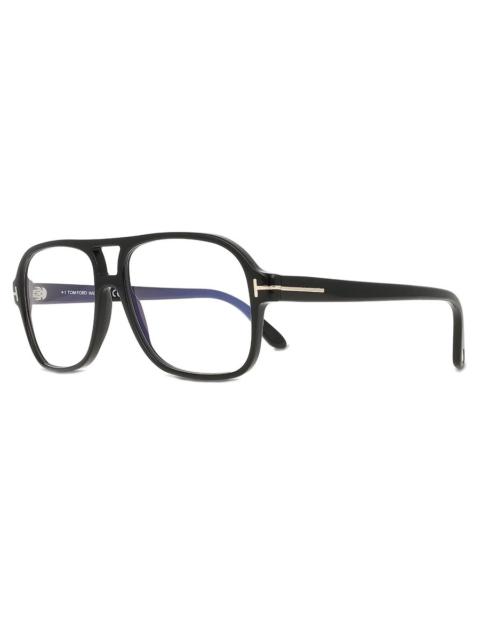 TOM FORD Tom Ford Blue Light Block Navigator Men's Eyeglasses FT6058-B 001 58