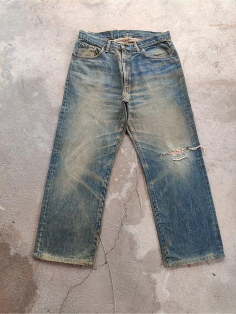 Other Designers Japanese Brand - Vintage GL Heart Japanese Baggy Rusty Distressed Faded Denim