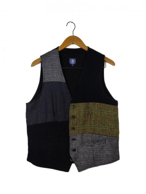 Other Designers J. Press - x Arthur Harrison Patchwork Reconstruct Vest