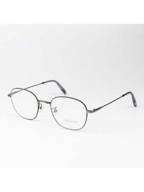 TOM FORD Tom Ford Women Eyeglasses Shiny Gunmetal Blue Block Round FT5790-K/O 008