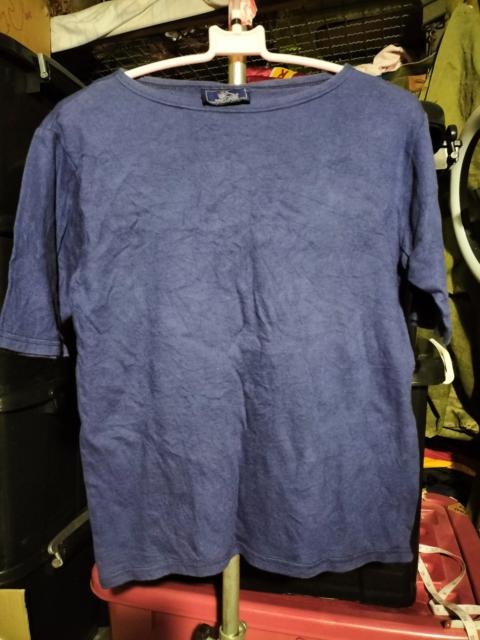 Other Designers Vintage Saint James Plain Tee Made in France navy fashion