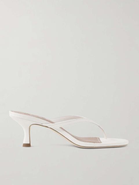 Freja leather sandals White