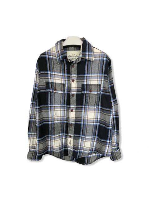 Other Designers Abercrombie & Fitch - Abercrombie plaid tartan Flannel Shirt 👕