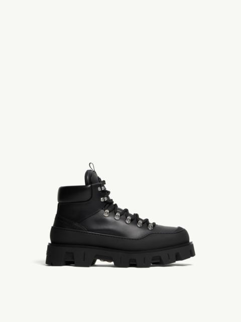 Moncler Peak Trek Leather Ankle Boots