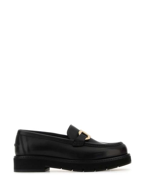 FERRAGAMO Salvatore Ferragamo Women Black Leather Maryan Loafers