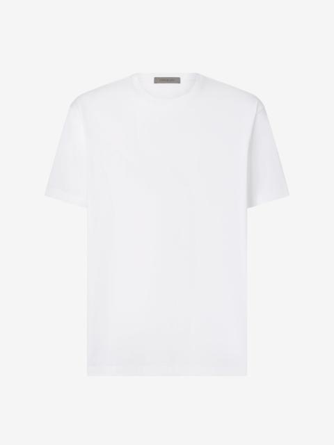 CORNELIANI White oversized cotton jersey t-shirt