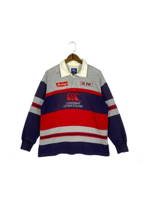 Other Designers Vintage Canterburry Of New Zealand Steinlager Rugby Shirt