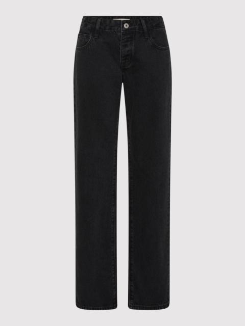 ST. AGNI 90s Low Rise Jeans - Washed Black