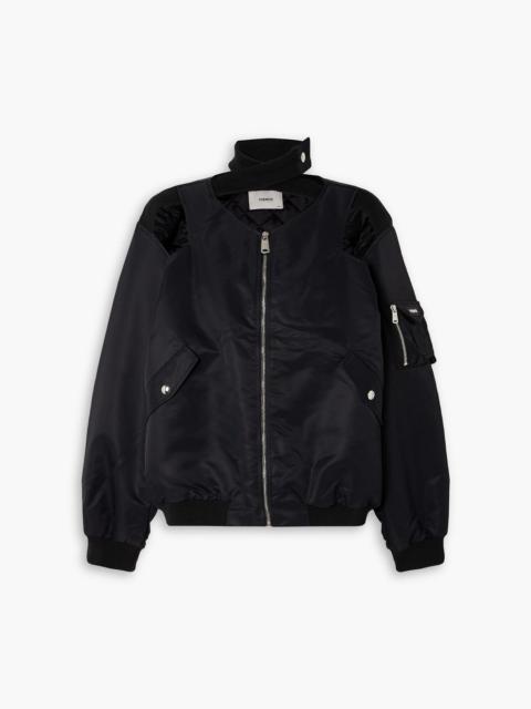 COPERNI Cutout satin bomber jacket