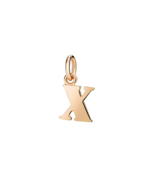 DoDo ROSE GOLD LETTER X CHARM