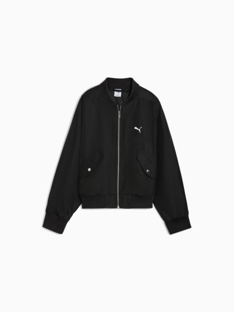 PUMA T7 Satin Bomber Jacket Women