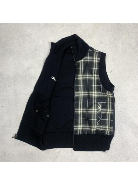 Burberry Vintage Reversible Burberry Golf Vest