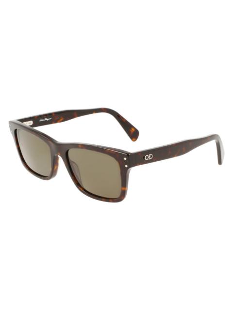 FERRAGAMO Ferragamo Brown Rectangular Men's Sunglasses SF1039S 240 54