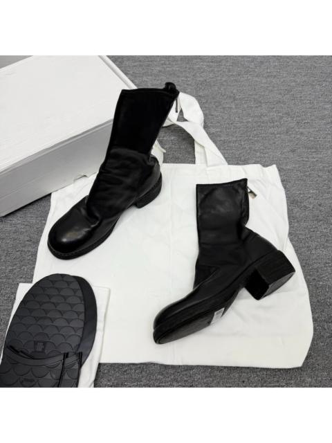 Guidi Guidi 788z back zip black leather boots