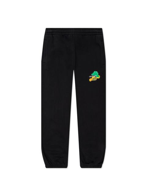 Off-White BRUSH ARR SLIM SWEATPANTS - BLACK/MULTI