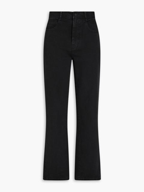 NILI LOTAN High-rise straight-leg jeans