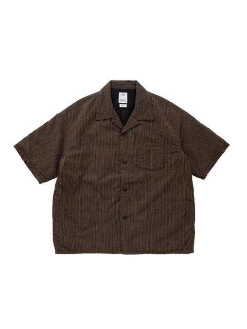 visvim WALLIS DOWN SHIRT S/S SANTOME BROWN